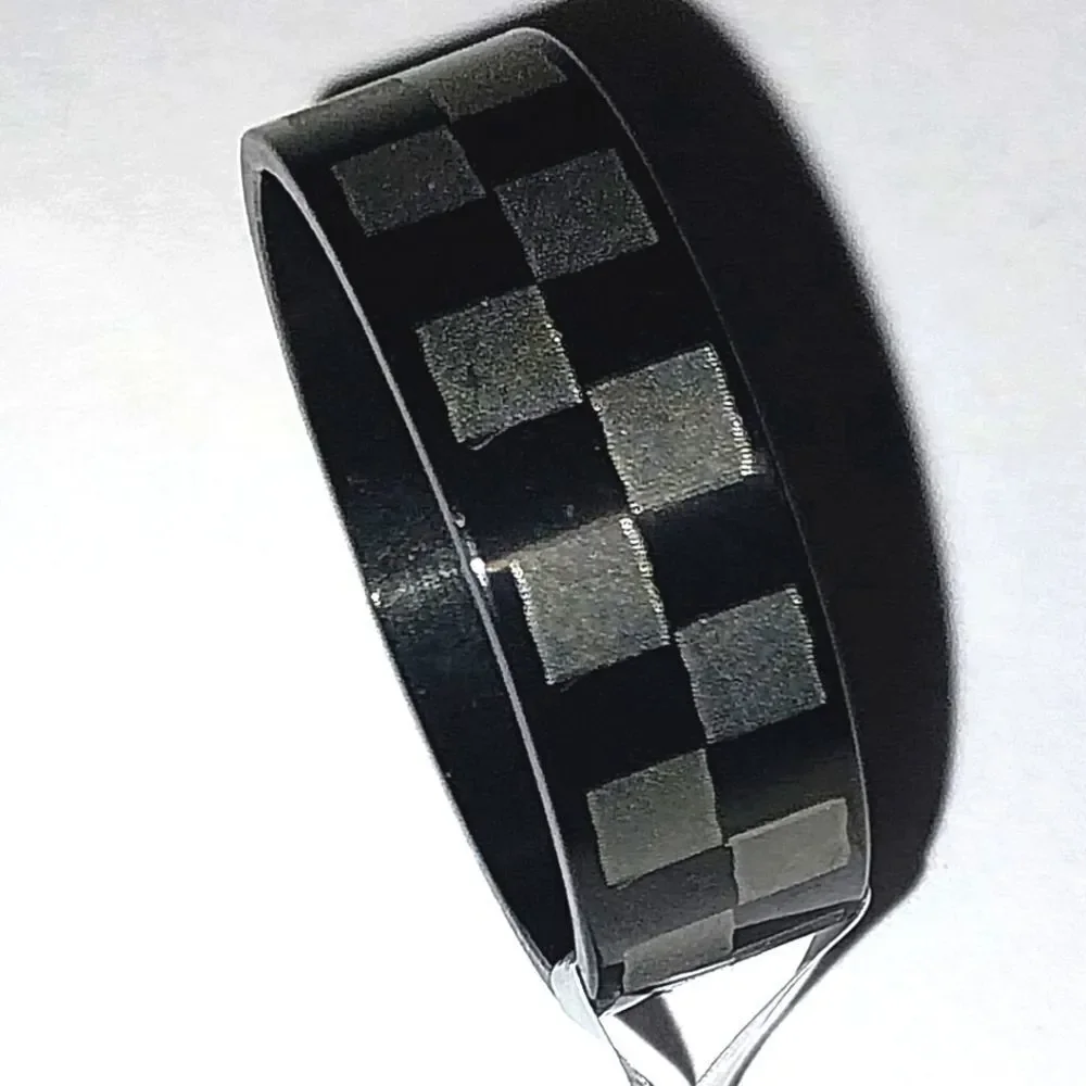 Stainless steel wide band hypoallergenic nickel free Men's ring sz 10
